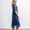 Dresses / Skirts Charmaine Reveley | Fennel Frock | Blue Silk