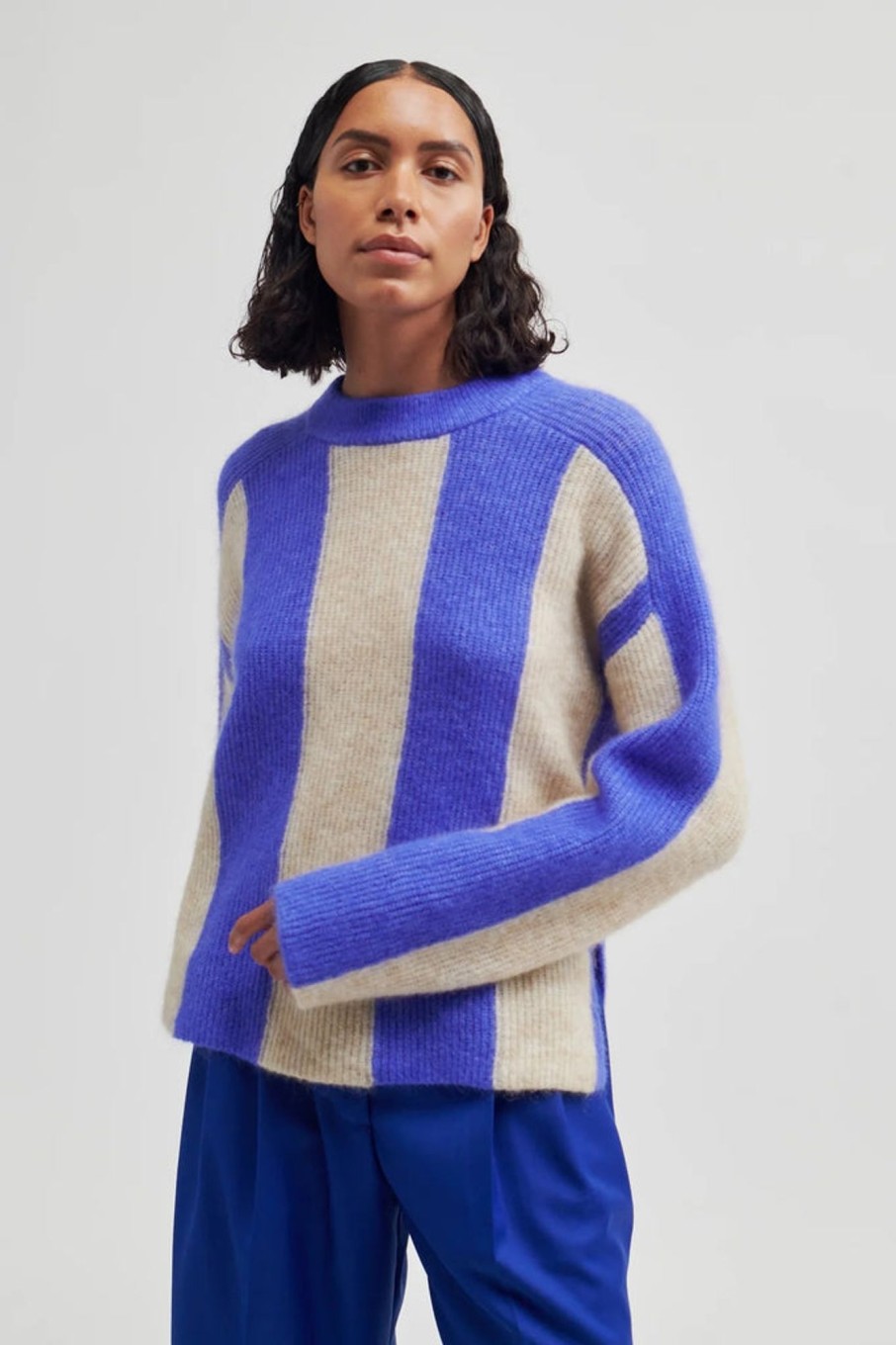 Knitwear Second Female | Hertha Jumper | Amparo Blue