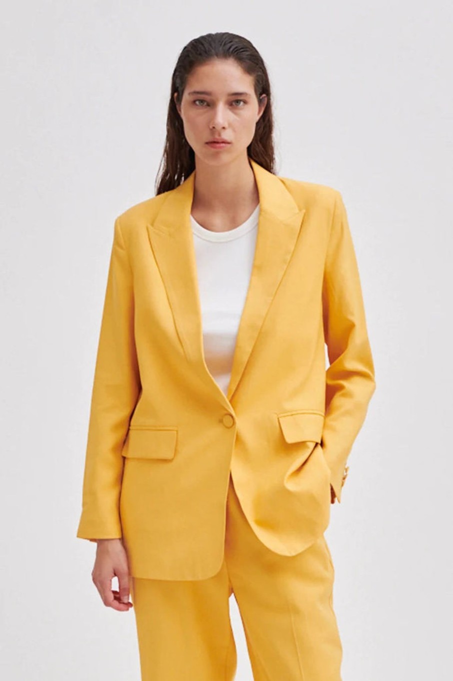 Jackets / Coats Second Female | Disa Blazer | Golden Apricot