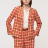 Jackets / Coats Nice Things | Multicolour Blazer | Linen Check