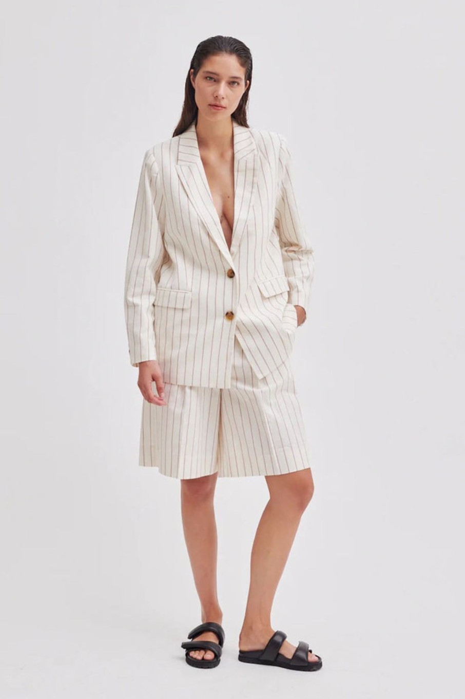 Jackets / Coats Second Female | Spigato Blazer | Antique White