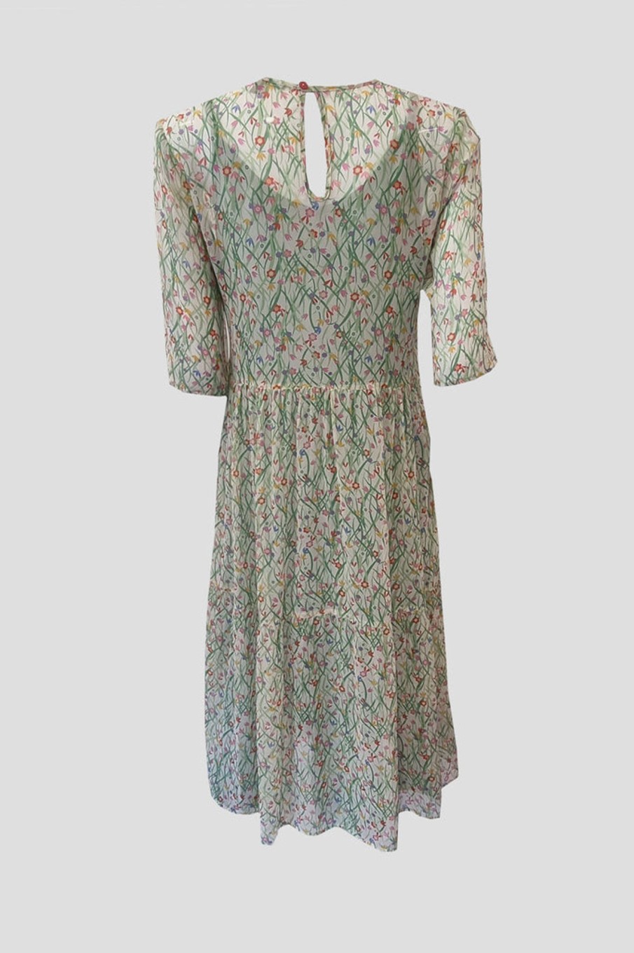 Dresses / Skirts Charmaine Reveley | Liberty Silk Fennel Frock | Vine