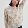 Knitwear Second Female | Otta Jumper | Dark Chalk