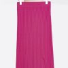 Knitwear ALEGER CASHMERE | N.82 Cable Cashmere Blend Pencil Skirt | Fushia