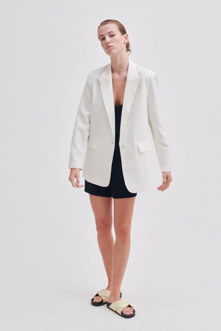 Jackets / Coats Second Female | Disa Blazer | Bright White