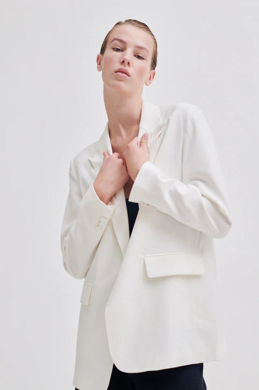 Jackets / Coats Second Female | Disa Blazer | Bright White