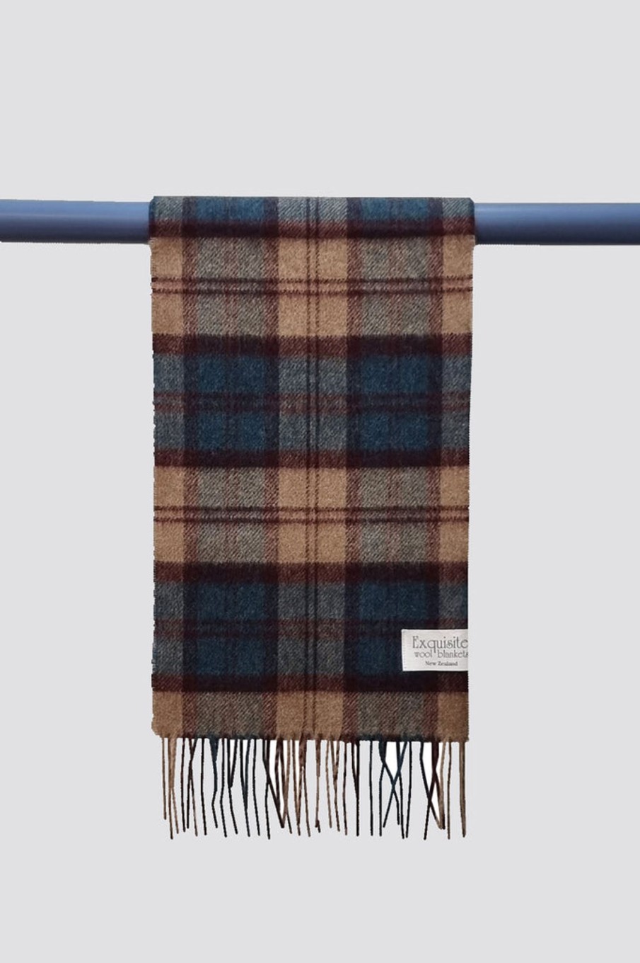 Home & Body WOOL BLANKETS | Woolen Scarf | Hereford Teal