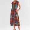 Dresses / Skirts ELK | Delta T-Shirt Dress | Brea Check