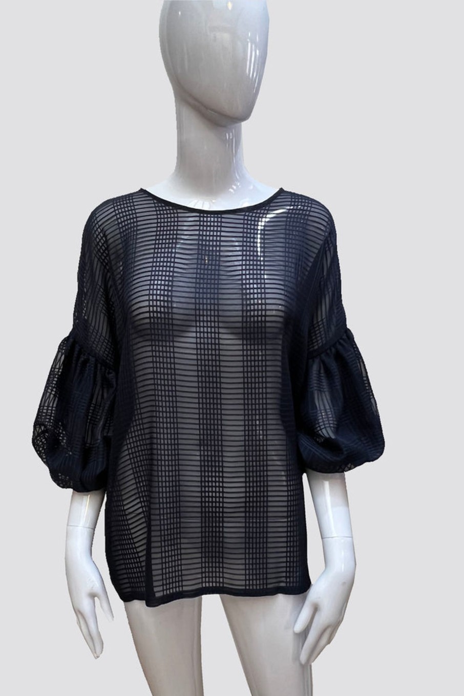 Tops Charmaine Reveley | Ren Top | Navy Grid