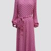 Dresses / Skirts Charmaine Reveley | Cynthia Dress | Magenta Dot