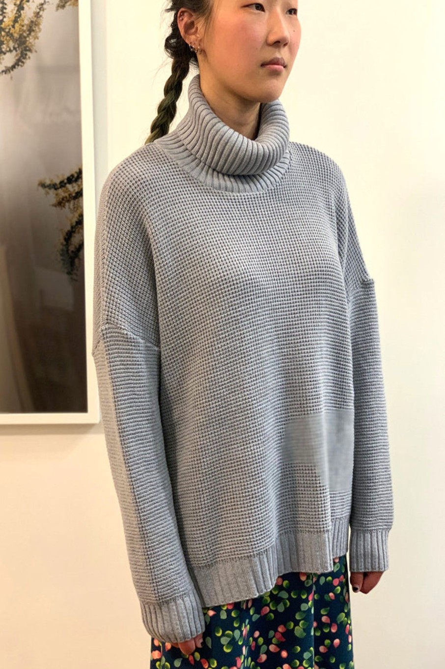 Knitwear Charmaine Reveley | Waffle Jumper | Ash