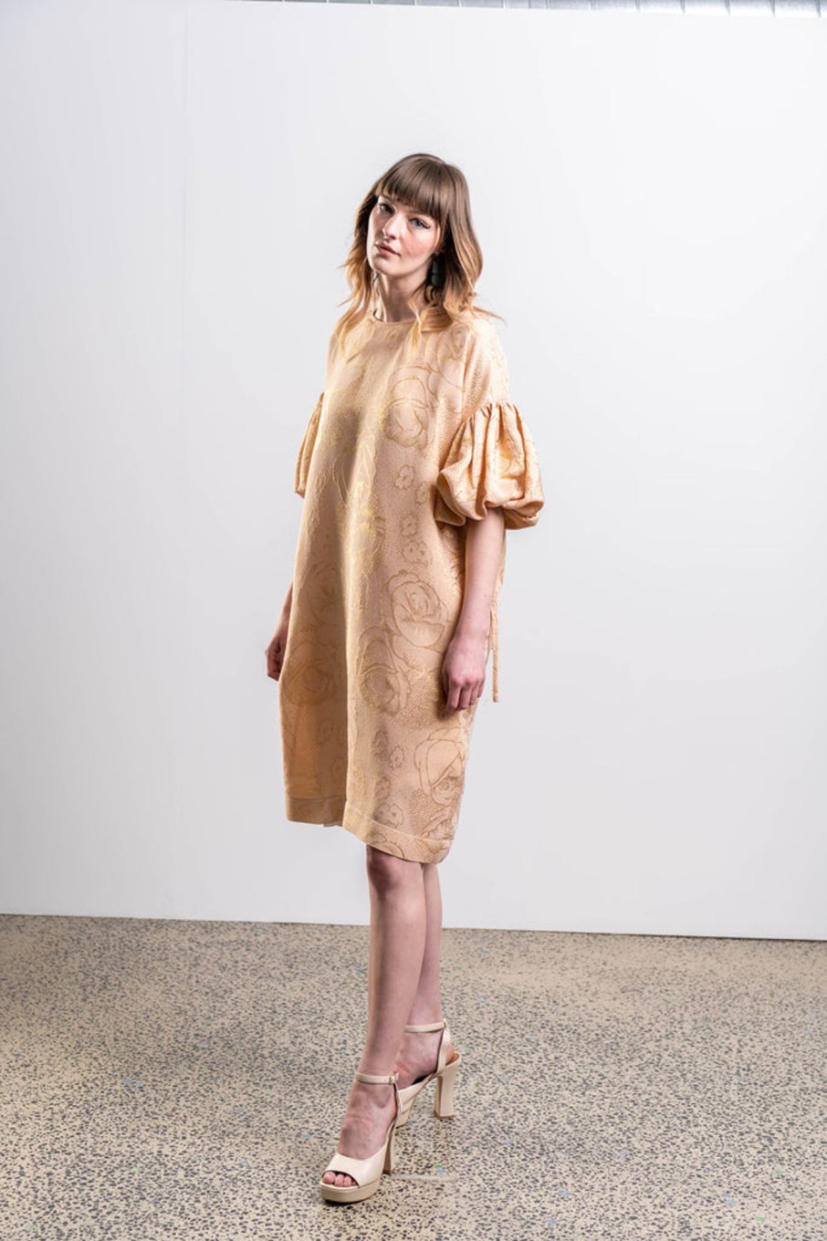 Dresses / Skirts Charmaine Reveley | Heather Dress | Dusky Rose Gold